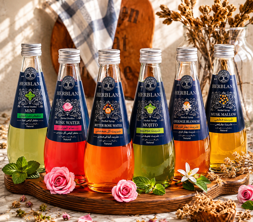 Herb Land Naturally Coloured Infusions - 300ml Glass Bottle