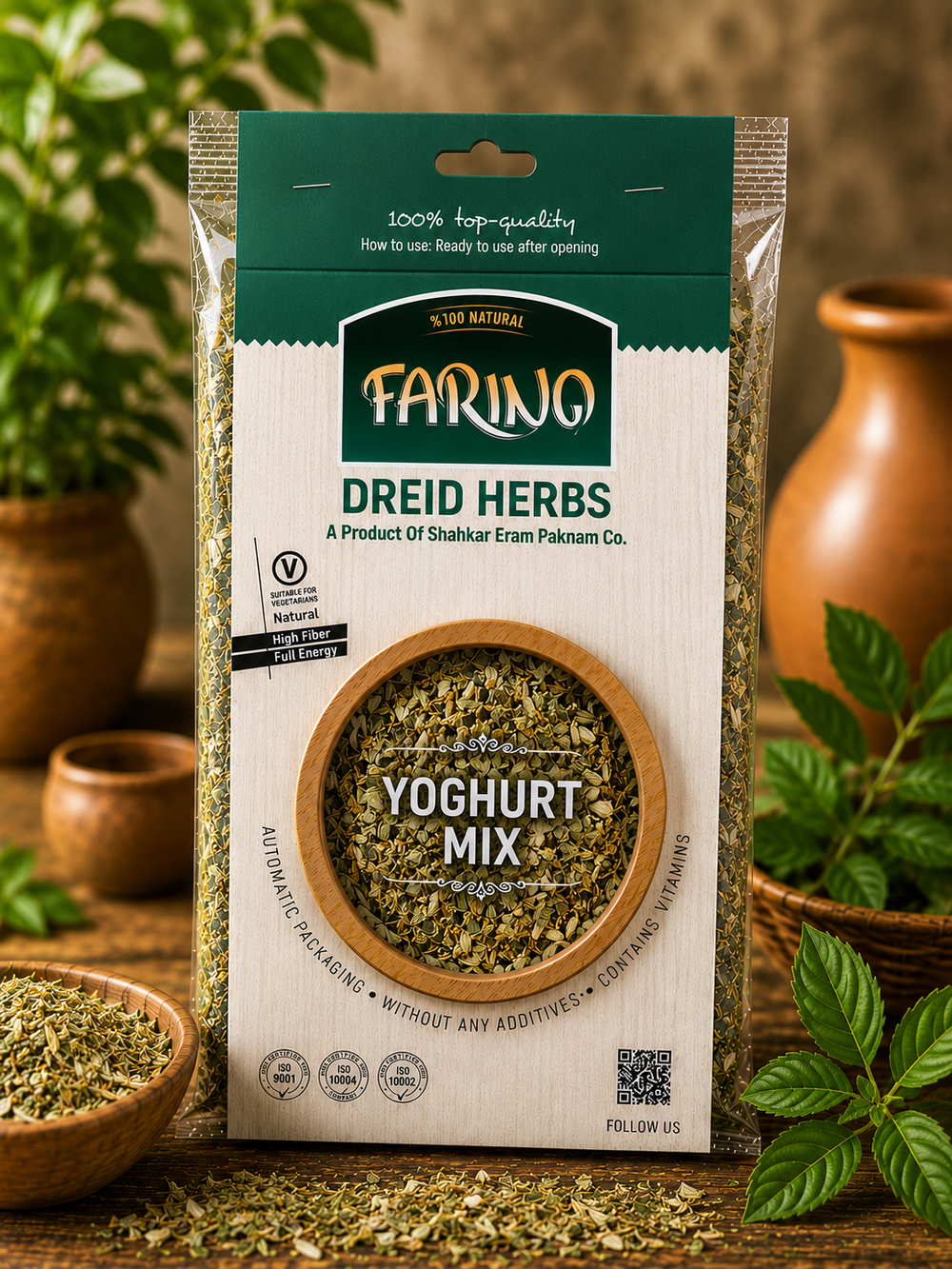 Farino Herb Pre Mix Pouches 50g