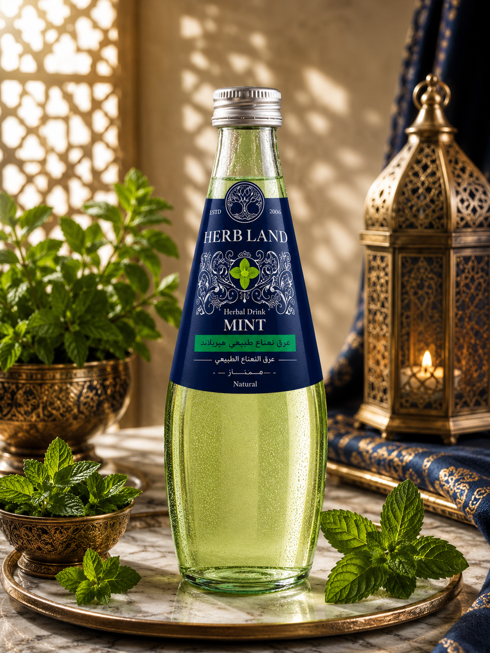 Herb Land Naturally Coloured Infusions - 300ml Glass Bottle