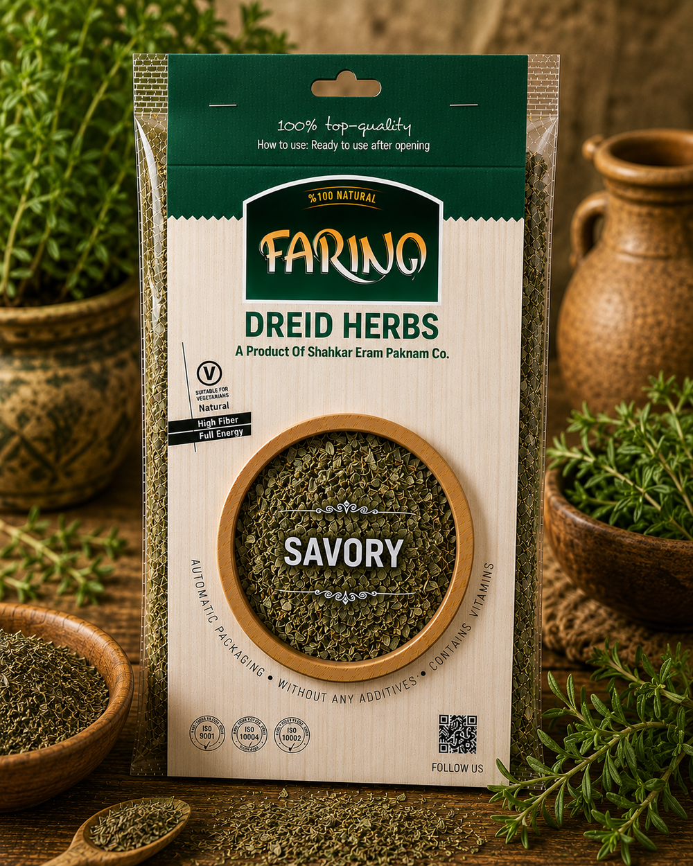 Farino Dried Herb Pouches 50g