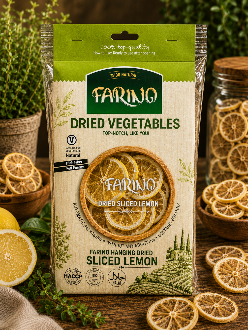 Farino Dried Vegetable Pouches 50g
