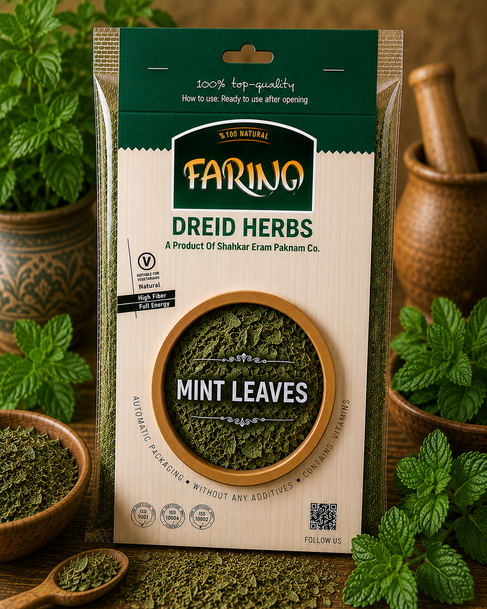 Farino Dried Herb Pouches 50g