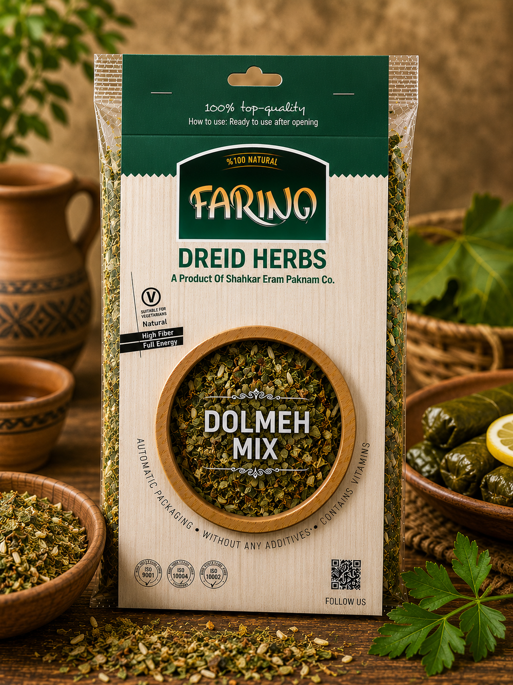 Farino Herb Pre Mix Pouches 50g