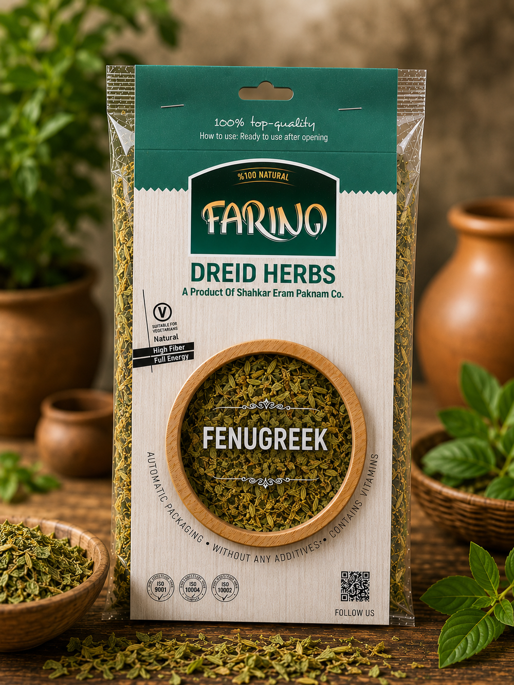 Farino Dried Herb Pouches 50g