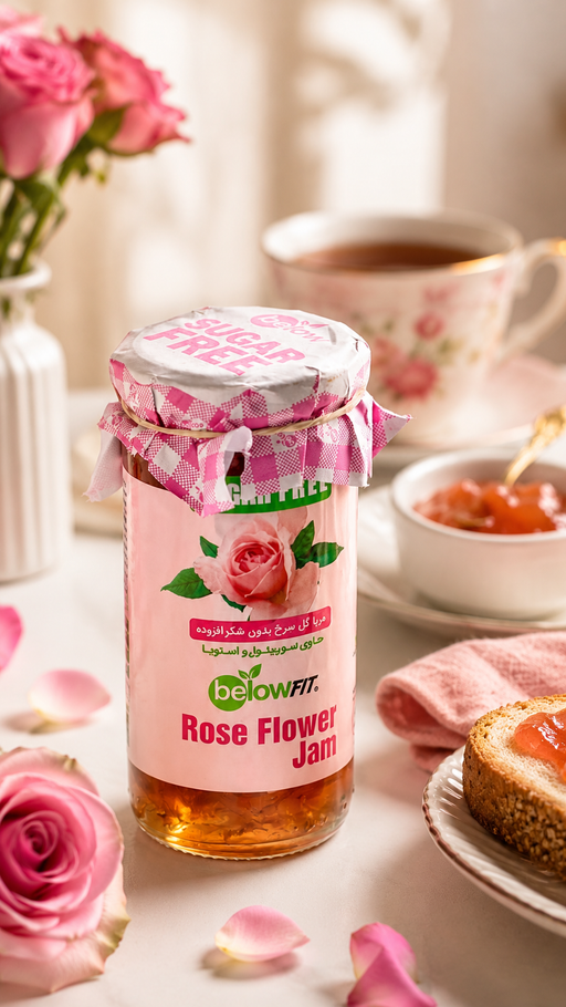 BelowFit Sugar Free Jam with Stevia - 300g Jar