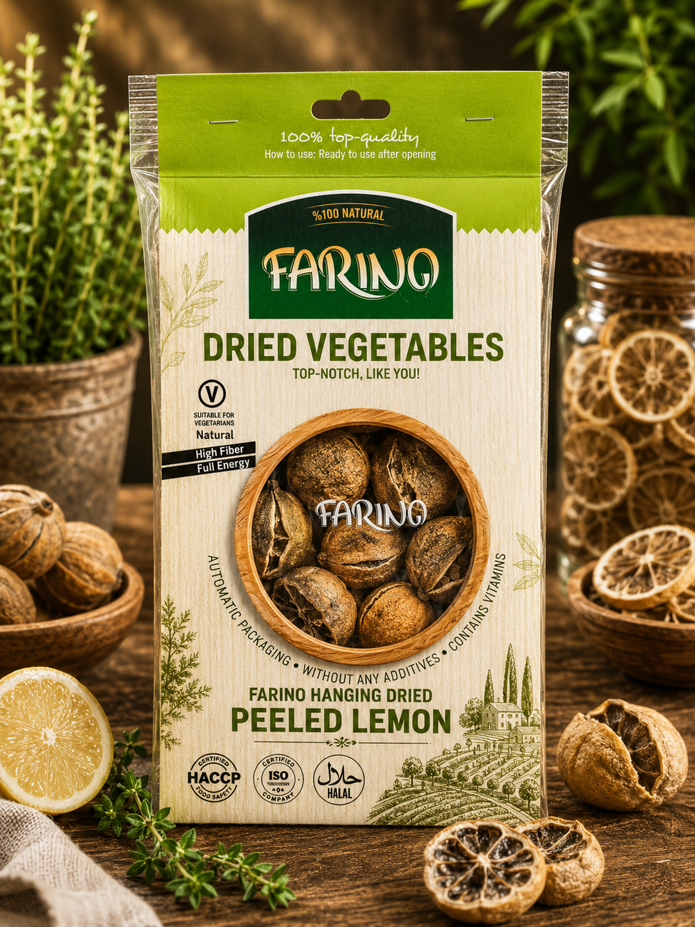 Farino Dried Vegetable Pouches 50g