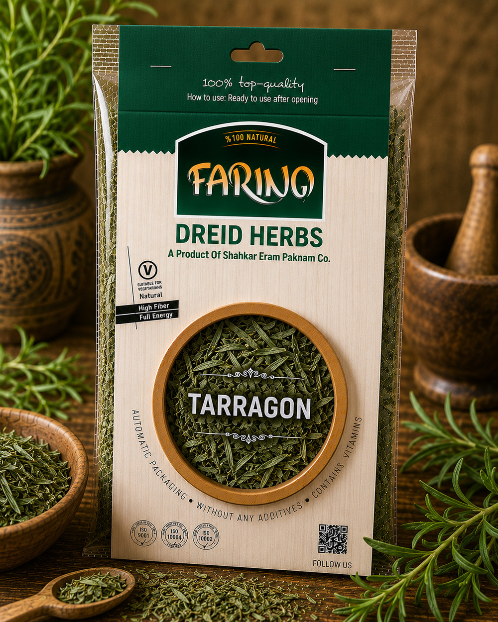 Farino Dried Herb Pouches 50g