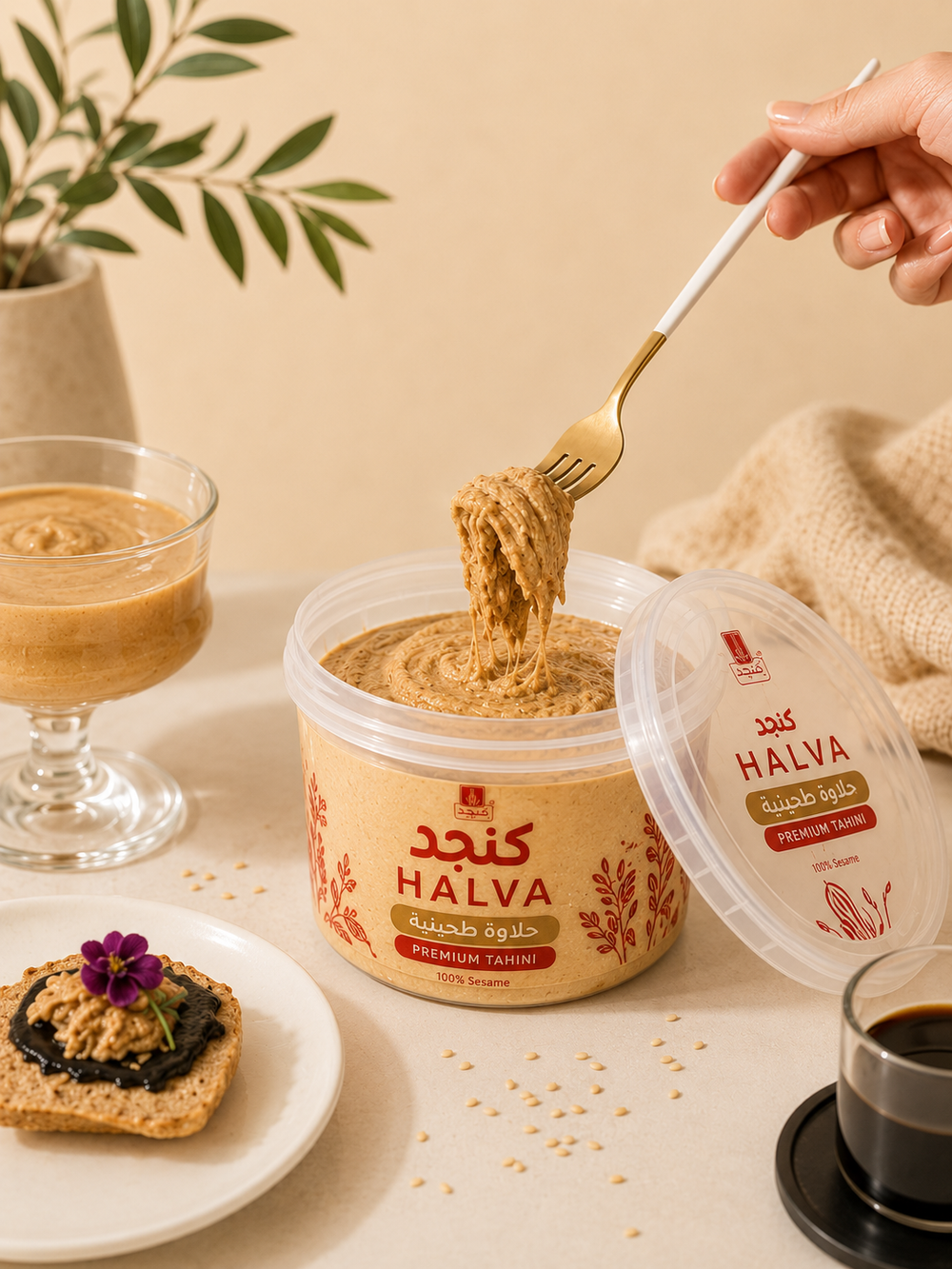 Herang Halva with Date Syrup