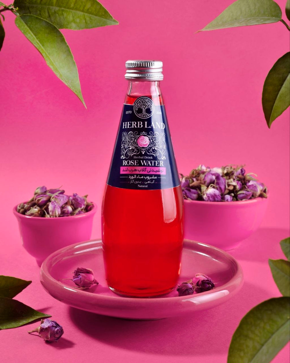 Herb Land Naturally Coloured Infusions - 300ml Glass Bottle