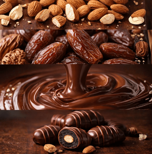 Coca Chocolate Coated Dates With Almond